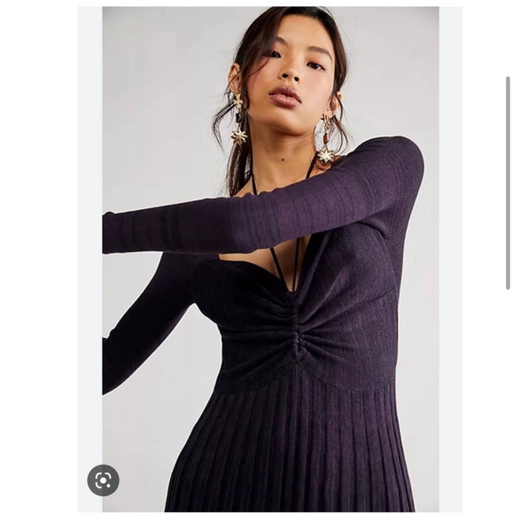 NWOT Free People Lady Luck Purple Jumpsuit - Picture 4 of 8